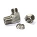 SS Male Elbow Connector Compression Double Ferrule OD Fitting Stainless Steel 304.